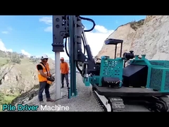 Pile Driving Machine 360 graden Hydraulisch boorgat Zonne-pilling machine Ground Pile Driver