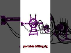 Draagbare boorinstallatie Horizontale directionele boormachine Hydraulische pneumatische boorinstallatie