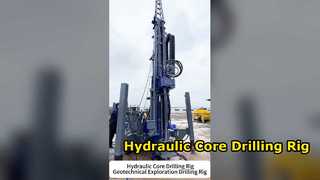 Diamond Core Drilling Rig 500m Diepte Exploratie Boormachine Hydraulische Core Drilling Rig