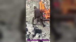 Hardrock ontploffing gat boorinstallatie mijnbouw DTH boormachine hydraulische draagbare boorinstallatie