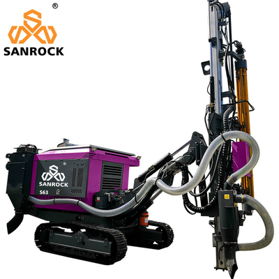 Kwaliteit  Hydraulic Rotary Borehole Integrated Drilling Equipment Mining Crawler DTH Drilling Rig Fabriek