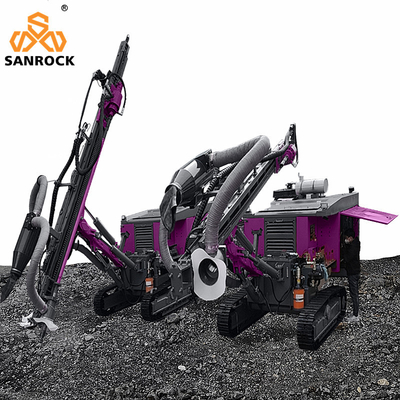 Hydraulisch DTH-boorapparaat Rotary Blast Hole Deep 60m Crawler Mining Drilling Equipment