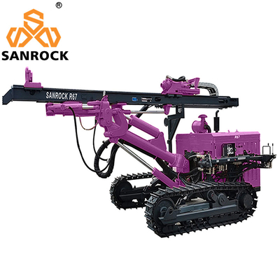 Mijnbouw DTH Boormachine 30m Boringhole Crawler Boormachine Hydraulisch Down The Hole Boor Rig