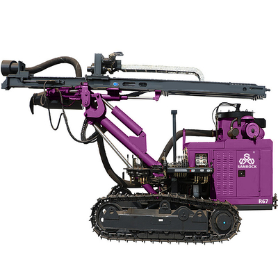 Mijnbouw DTH Boormachine 30m Boringhole Crawler Boormachine Hydraulisch Down The Hole Boor Rig