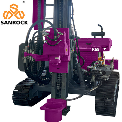 Pile Driver Machine Photovoltaic Ground Pile Drilling Rig Hydraulische zonne-pille Driver