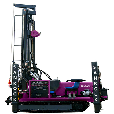 Portable Water Well Drilling Rigs Hydraulisch boorgat 260m Deep Well Drilling Equipment