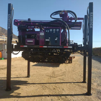 180m boorgediepte Hydraulische waterput boormachine met hoge boorefficiëntie