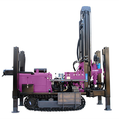 180m diepte put boormachine Crawler gemonteerd draaibare boormachine voor het boren Diameter 140-254mm