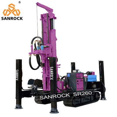 Borerstaaf Diameter 76mm 89mm Crawler Water Well Drilling Rig Machine 4000×1850×2300mm