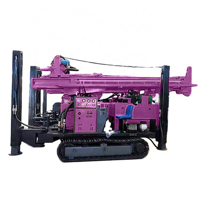 Diepwaterput Crawler Rotary Drilling Rig Hydraulische boormachine 260m