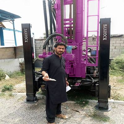Diesel Water Well Drilling Rig Hydraulische Crawler Water Well Drilling Equipment