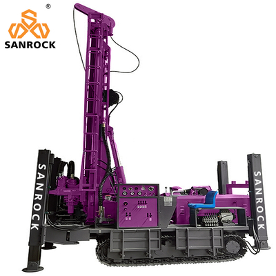 Waterboremachine Boorgat 350m Diepte Hydraulische crawler Waterputboring Rig