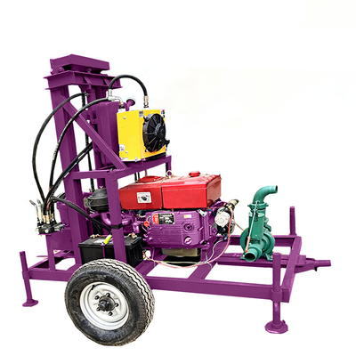 Waterputboorputboorplatform Hydraulisch boorplatform Aanhangwagen gemonteerd waterputboorplatform