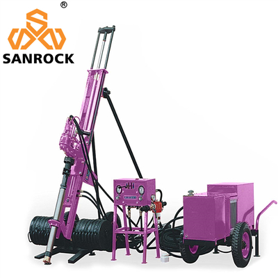 Bucket DTH Drill Rig Mining Machinery Rock Blast Hole Hydraulische DTH boormachine