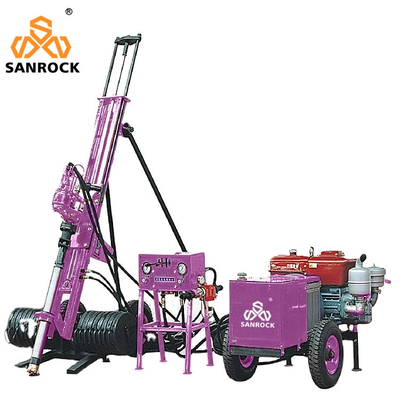 Bucket DTH Drill Rig Mining Machinery Rock Blast Hole Hydraulische DTH boormachine