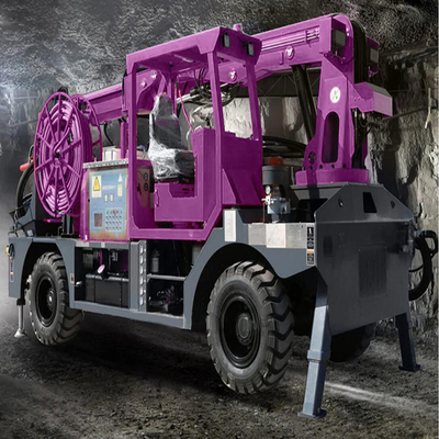 Bouw van mijntunnels Schotbetonmachine Hydraulische natbetonbespuitingsapparatuur