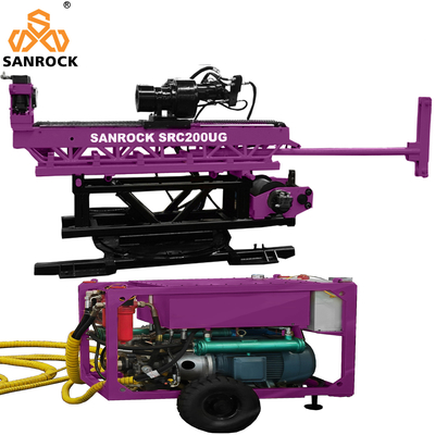 Mobiele ondergrondse kernboormachines Hydraulische kernmonsterboormachines Fabrikanten