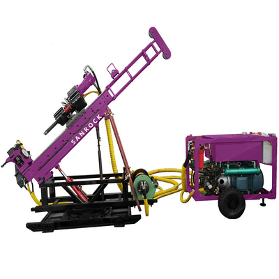 Kleine kernboorapparatuur Hydraulische exploratie mobiele ondergrondse kernboormachine