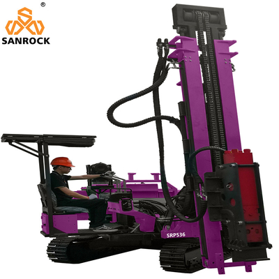 Ground Screw Pile Driver Machine Power 70KW Zonnepiel Driving Equipment Draagbare Rotary Pile Driver
