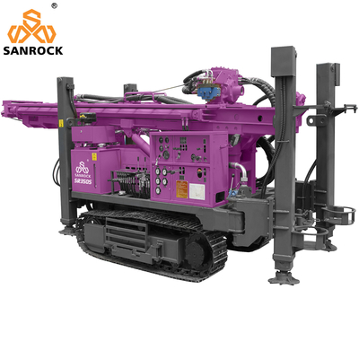 Waterboremachine Boorgat 350m Diepte Hydraulische crawler Waterputboring Rig