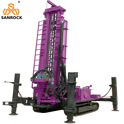 Hydraulische boormachine voor waterputten Roterende boorgat 450 m Boormachine voor waterputten