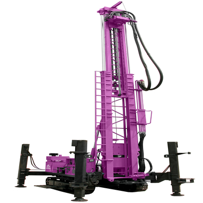 Waterboremachine Boorgat 350m Diepte Hydraulische crawler Waterputboring Rig