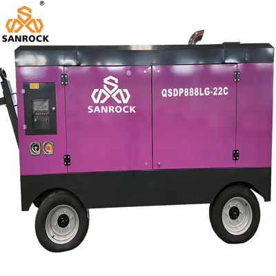 Hoogdrukmijnbouw Diesel motor schroef luchtcompressor machine
