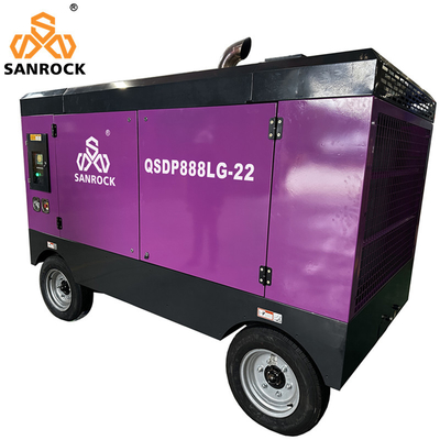 Hoogdrukmijnbouw Diesel motor schroef luchtcompressor machine