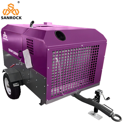 Kleine schroef luchtcompressor Draagbare mijnbouw dieselmotor Air schroef compressor machine