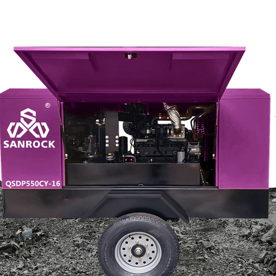 Kleine roterende schroef luchtcompressor Laag lawaai schroef luchtcompressor 18m3/min Draagbare luchtcompressor machine