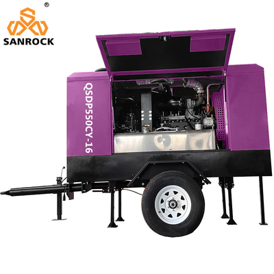 Draagbare schroefluchtcompressor Mining Schroef Diesel luchtcompressor machine