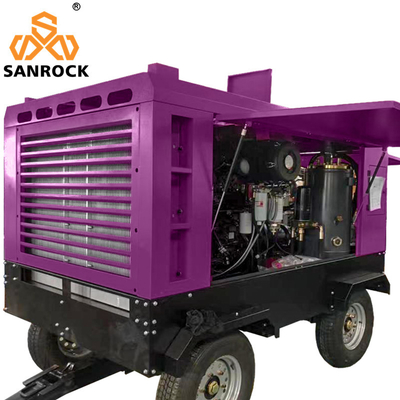 Mobiele roterende schroef luchtcompressor apparatuur Hoogdrukmachine