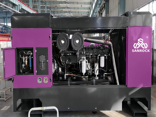 40 bar Hoogdruk Skid gemonteerd waterput schroef luchtcompressor machine