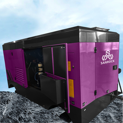 221KW Diesel schroef luchtcompressor machine Hoogdruk waterput schroef luchtcompressor