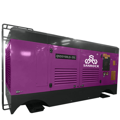 294KW Dieselmotor Mining Schroef Type Luchtcompressor Machinery Stationary