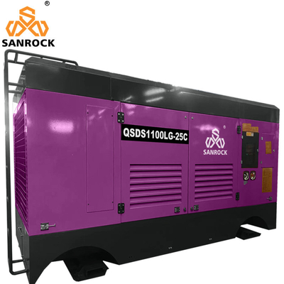 Mining schroef luchtcompressor machine hoge druk draagbare diesel luchtcompressor schroef