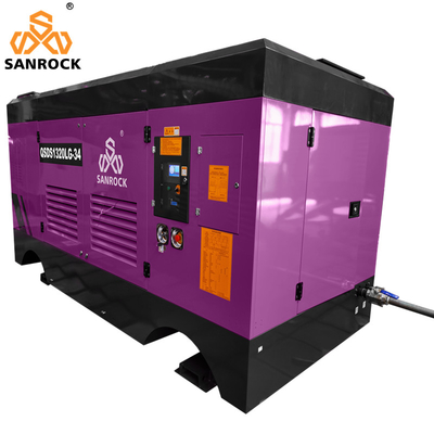 Schroefluchtcompressor Hoogdrukluchtcompressor Machine Draagbare luchtcompressor Schroef