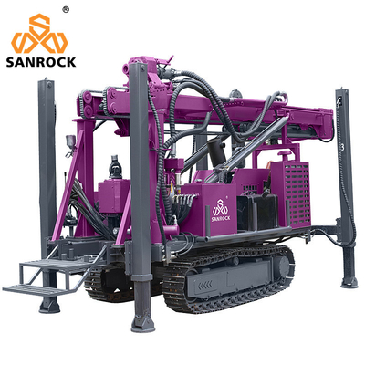 Crawler Core Drilling Rig Machine Hydraulische Exploratie 500m Core Drilling Rig Apparatuur