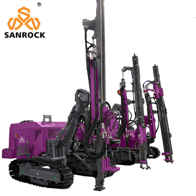 Crawler boormachine Lifting Force 25KN Hydraulische DTH boormachine Mining Down De gaten boormachine