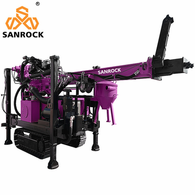 Crawler-boormachine met omgekeerde circulatie, boorplatform voor geologische exploratie