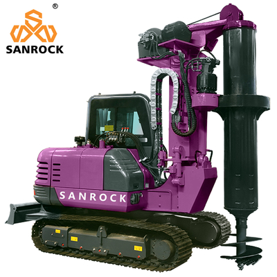 Crawler Rotary Drilling Rig Foundation Constructie Hydraulische Rotary Drilling Rig Machine