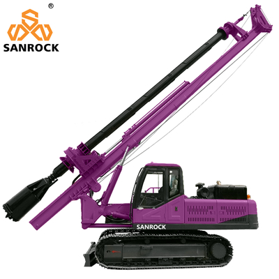 Crawler Rotary Pile Drilling Rig Constructiewerken Hydraulische boorgatboring