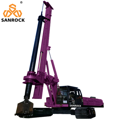 Rotary Pile Drilling Rig Hydraulische boorgat boremachine Crawler Rotary Boor Rig