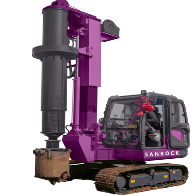 Crawler Rotary Drilling Rig Foundation Constructie Hydraulische Rotary Drilling Rig Machine