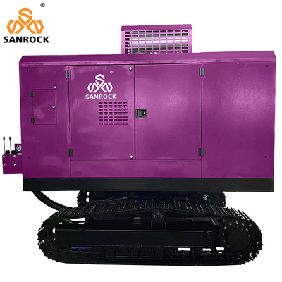Crawler-schroefluchtscompressor Machine Mining Diesel motor Rotary-schroefluchtscompressor