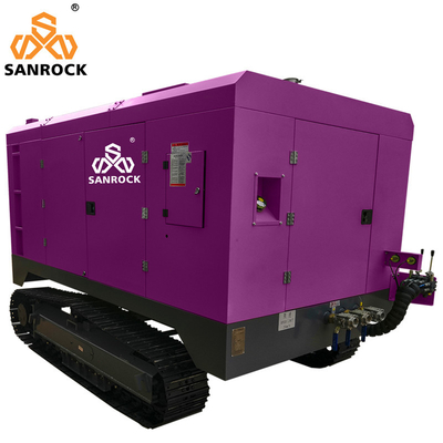 Crawler-schroefluchtscompressor Machine Mining Diesel motor Rotary-schroefluchtscompressor