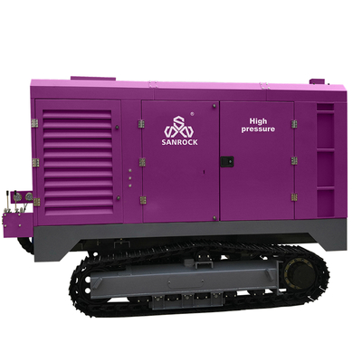 Staalcrawler luchtcompressor Machine voor mijnbouw schroef luchtcompressor Diesel luchtcompressor