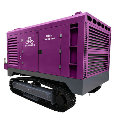 Draagbare schroefcompressor 25bar mijnbouw schroefcompressor te koop