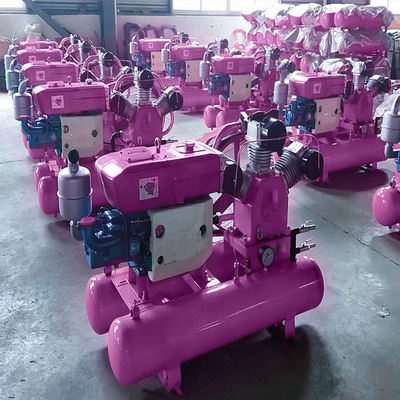 Gordeldreven luchtcompressor Laag geluid Industrieel luchtcompressor Reciprocating Air Compressor Machine