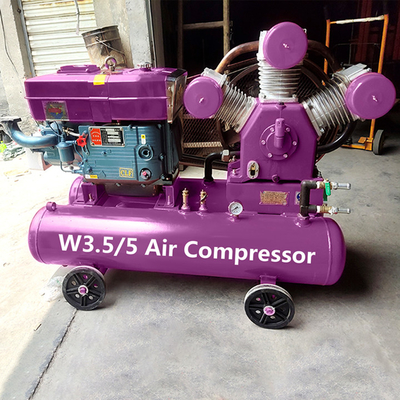 Pistonluchtcompressoren Machine Gordel aangedreven luchtcompressor met tank Industriële commerciële luchtcompressoren